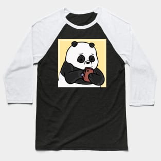 Texting Panda Baseball T-Shirt